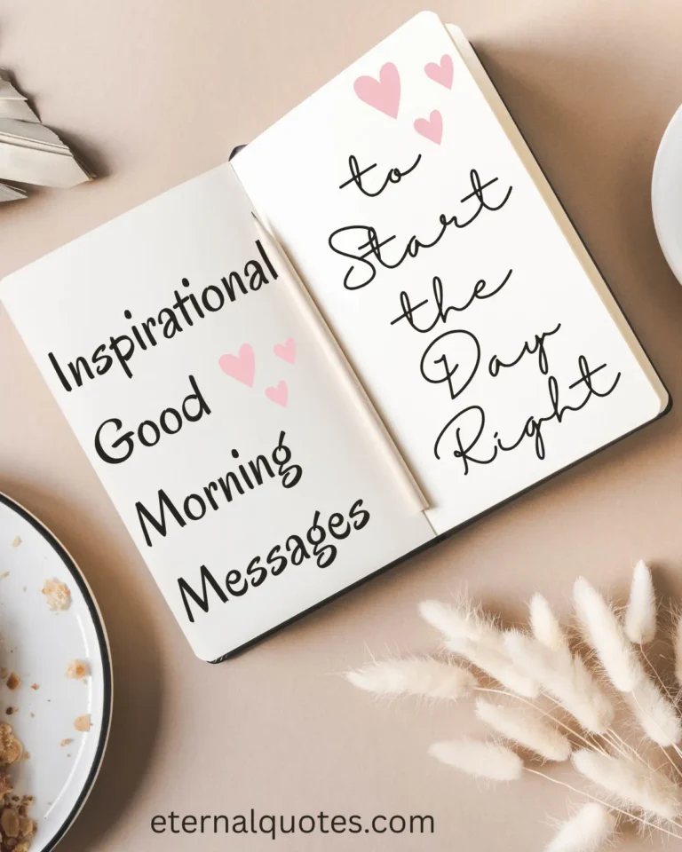 Inspirational good morning messages to start the day right with fresh and uplifting energy