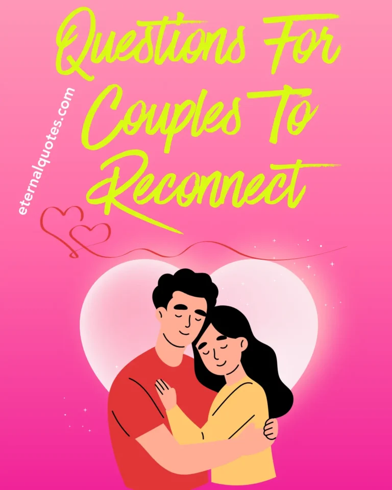 Questions for couples to reconnect with deeper connection and understanding