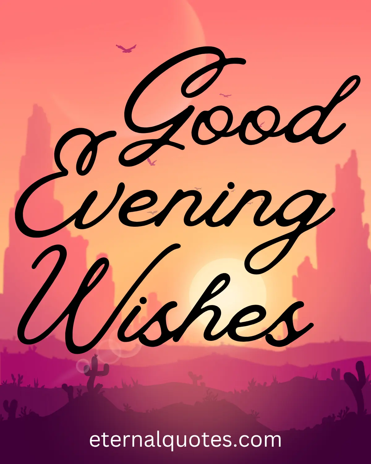 Good evening wishes with calm and peaceful vibes