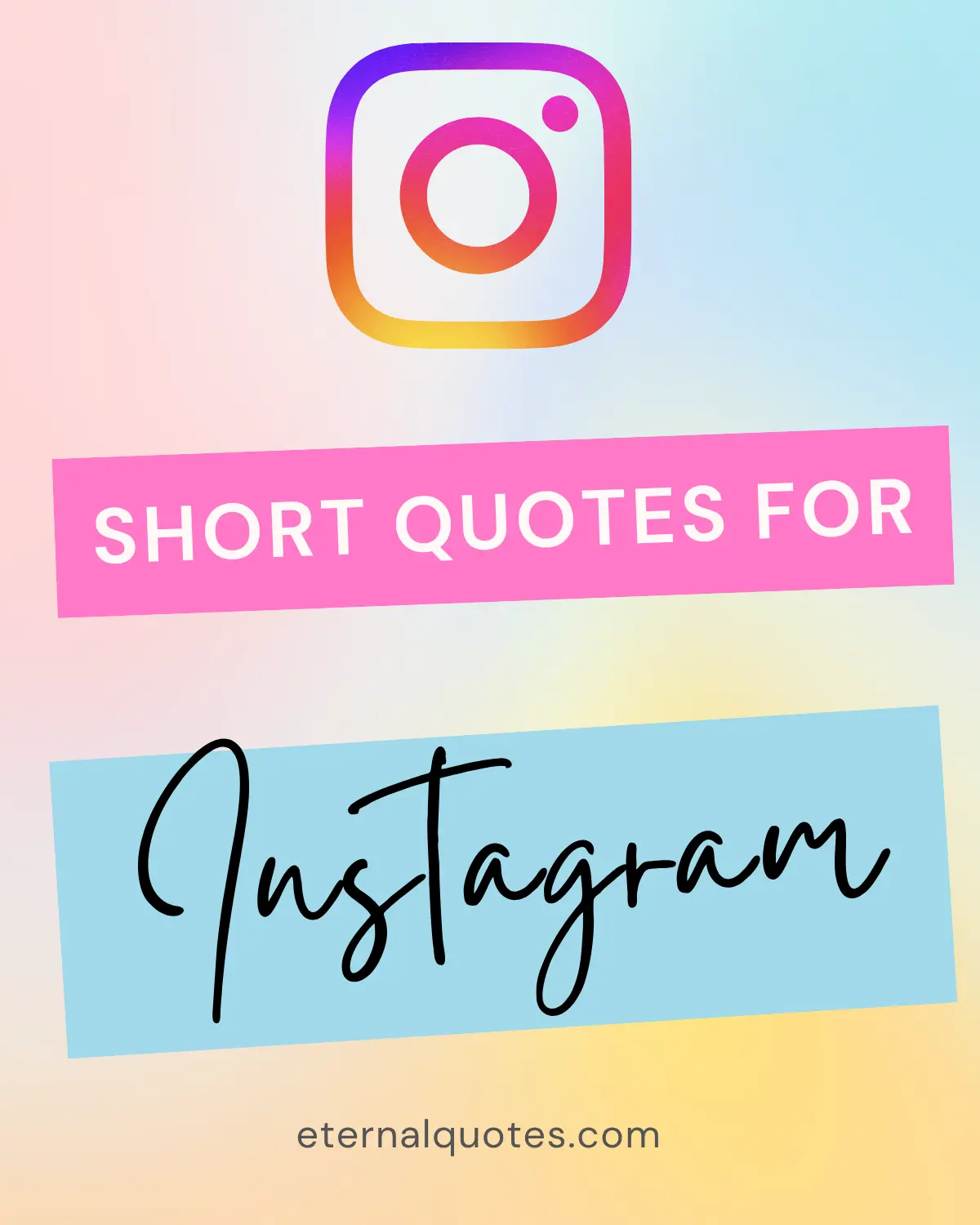 Short quotes for Instagram with simple and catchy vibes