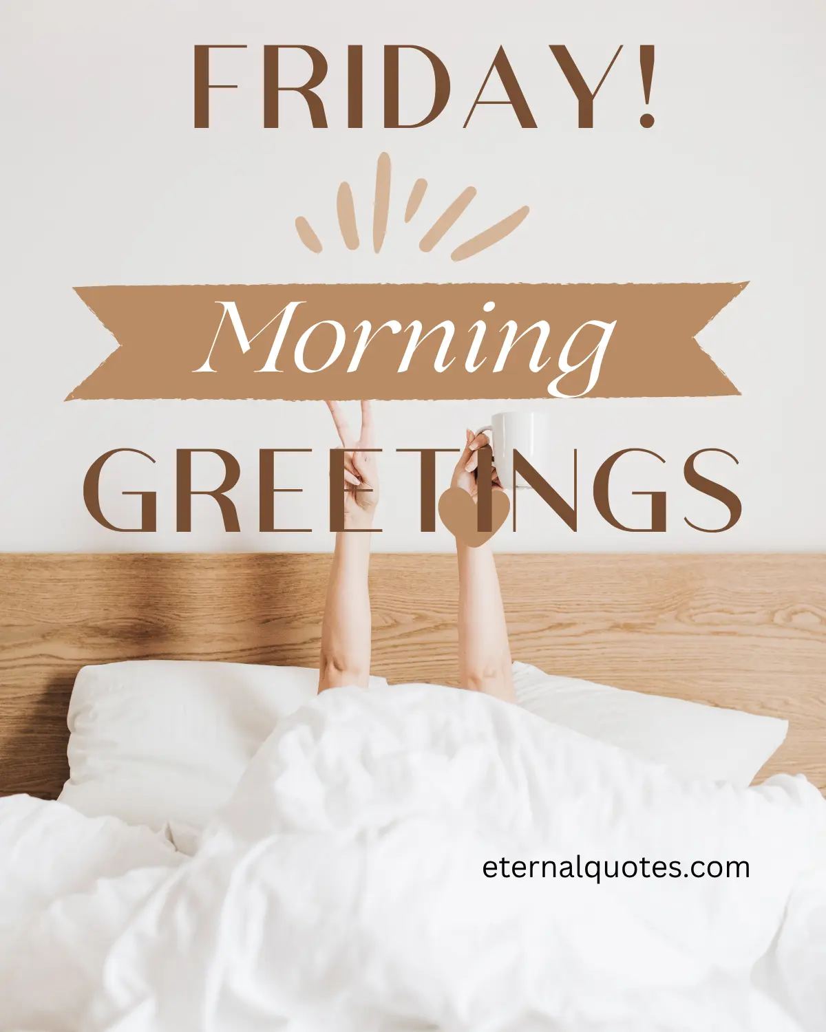 Friday morning greetings about positivity and good vibes