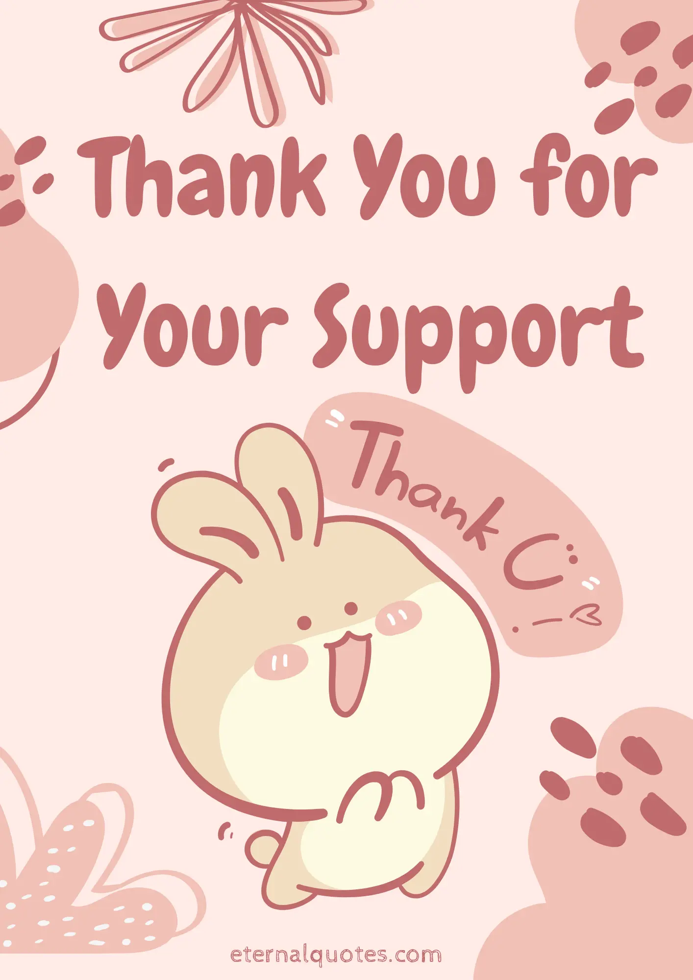 Thank you for your support messages about gratitude and appreciation