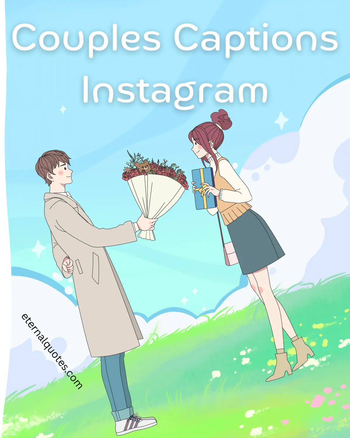 Couples captions Instagram about love and togetherness