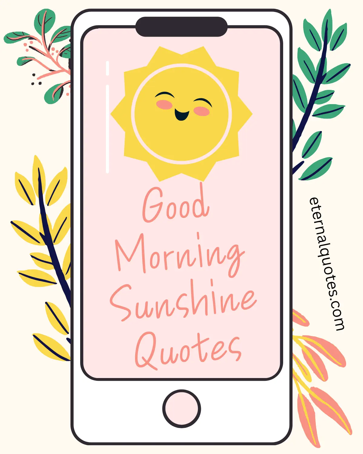 Good morning sunshine quotes about positivity and warm energy