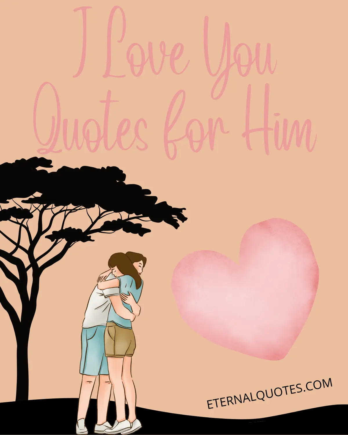 I love you quotes for him about romance and deep affection