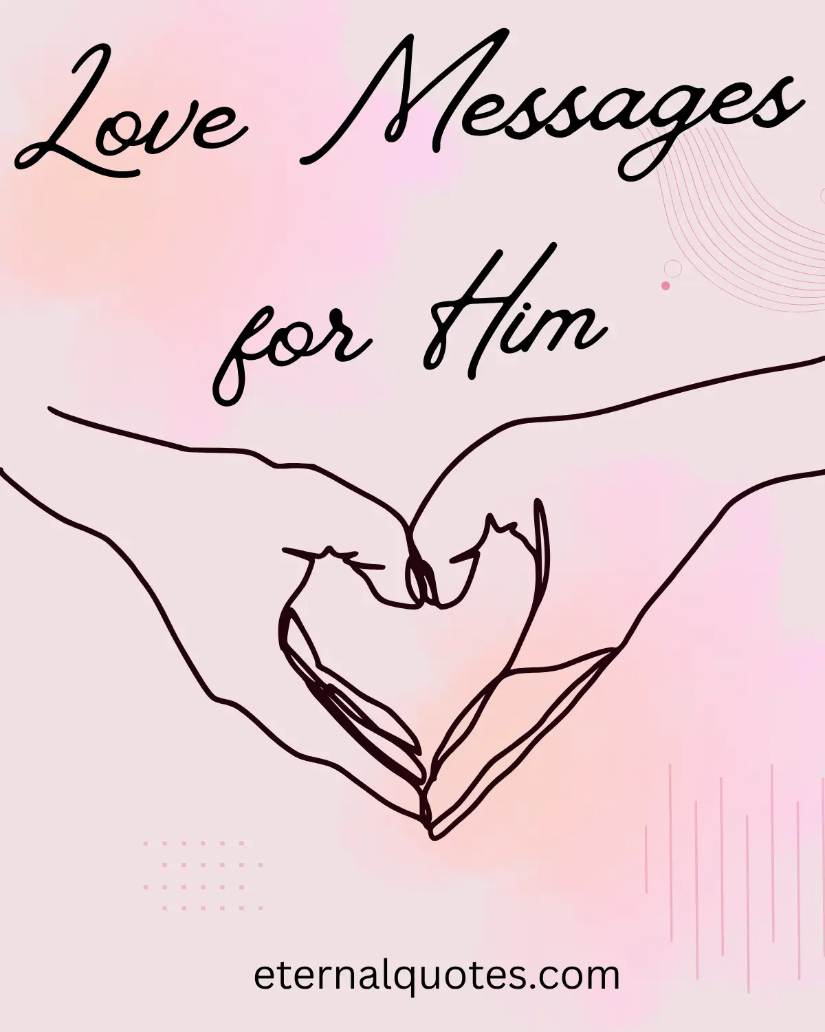 Love messages for him about romance and affection
