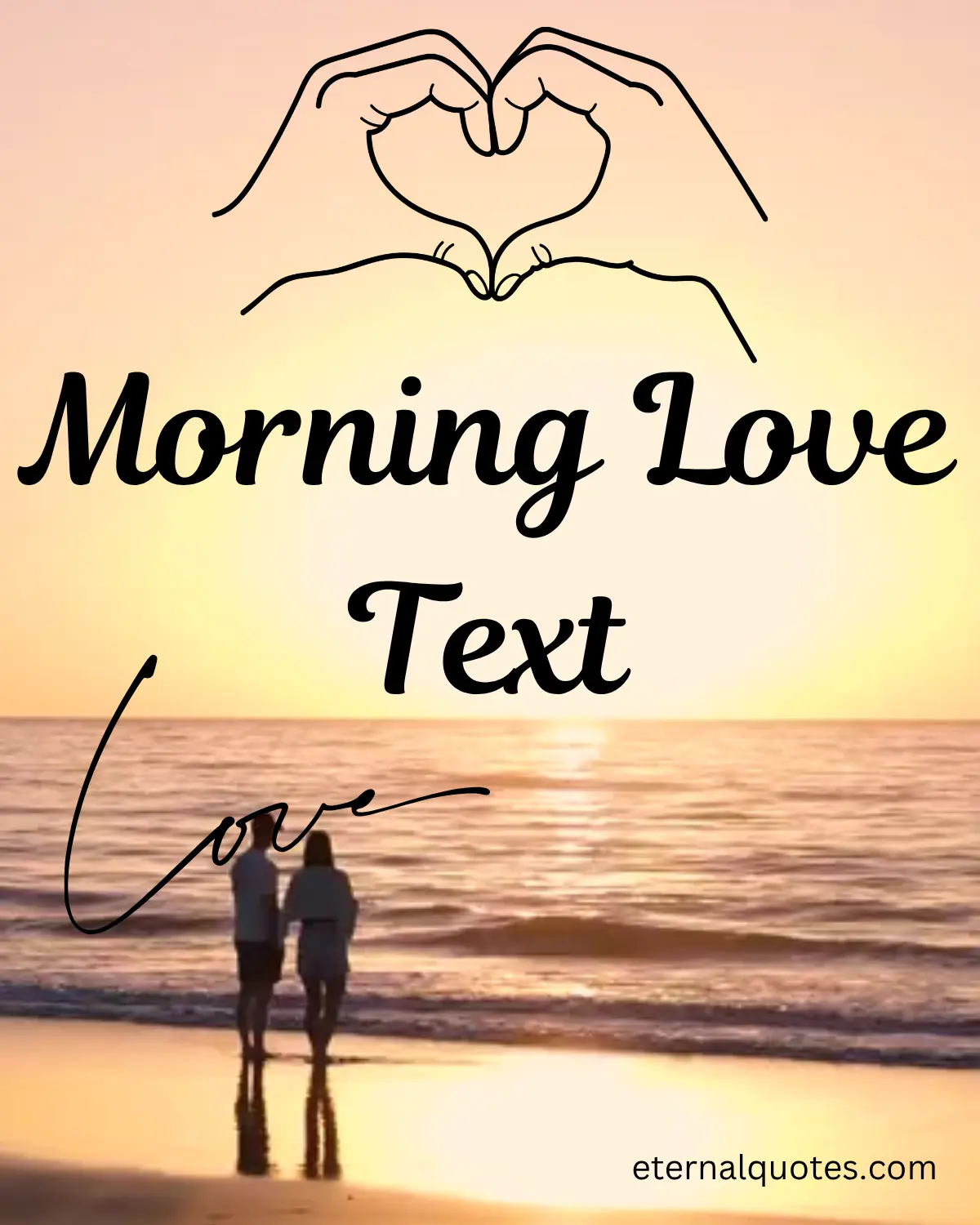 Morning love text about affection and sweet messages