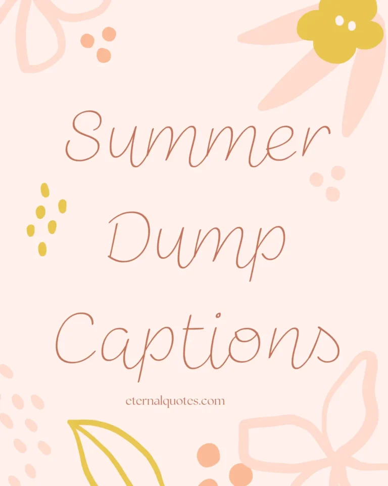Summer dump captions about sunny vibes and memories