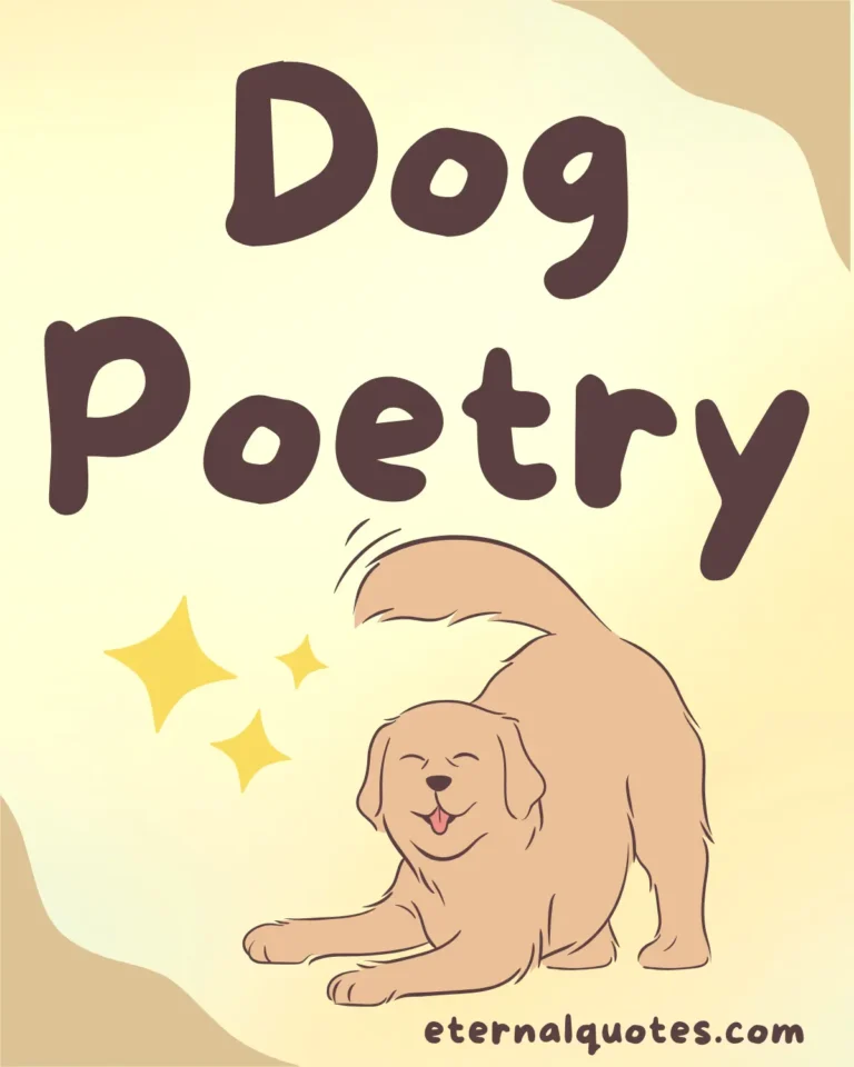 Dog poetry about love and loyal companionship